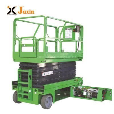 China Juxin 14m 16m Self Propelled Mobile Electric Scisor Lift Platform on Sale