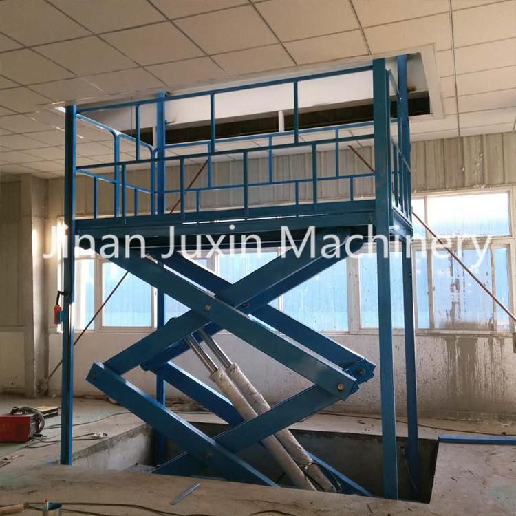 Stationary Hydraulic Goods Scissor Lift Lifting Platform