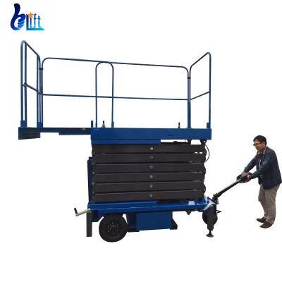 6m 1000kg Full Electric Drive Hydraulic Scissor Construction Lift