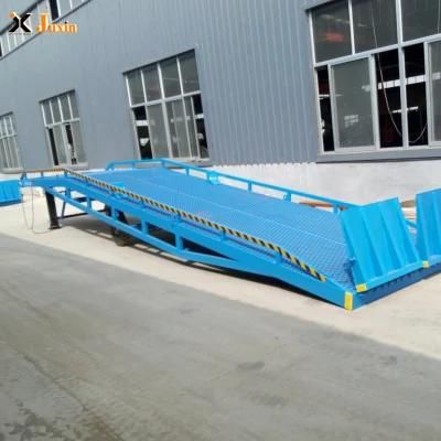 10t Mobile Dock Leveller Hydraulic Container Loading Dock Ramp