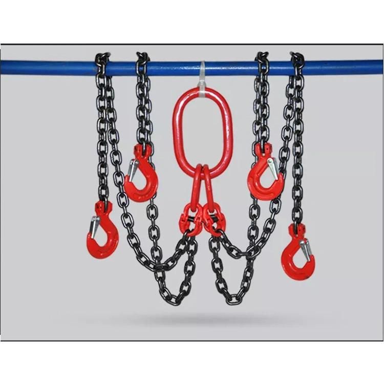 Welded Alloy Steel G80 of Four Legs Chain Lifting Sling