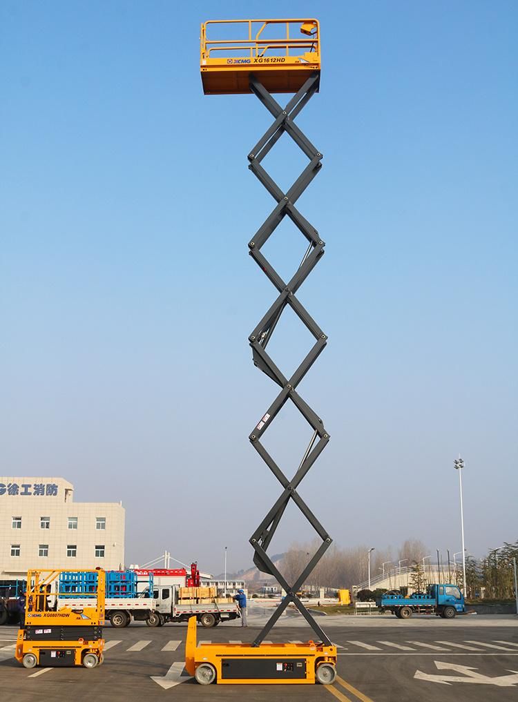 XCMG Official 16m Scissor Lift Table Xg1612HD