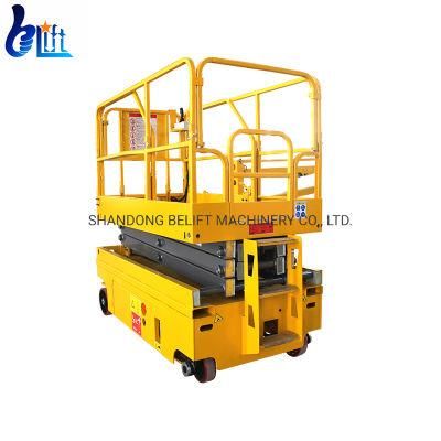 6-12m Battery Power Electric Self Propelled Scissor Lift with CE
