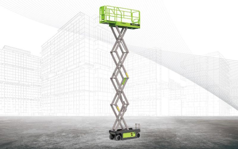 Zoomlion Hydraulic Pump-Driven HD Series Scissor Lifts Zs1212HD