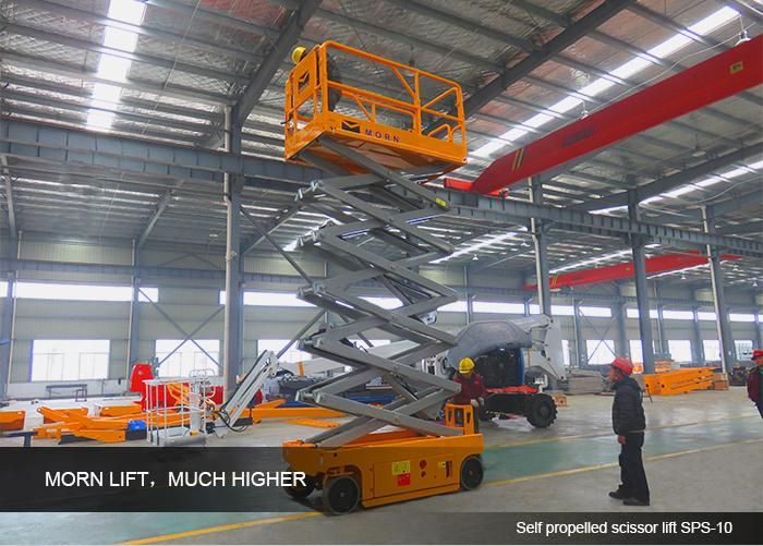 Mobile Scissor Lifting Platform with Battery Power