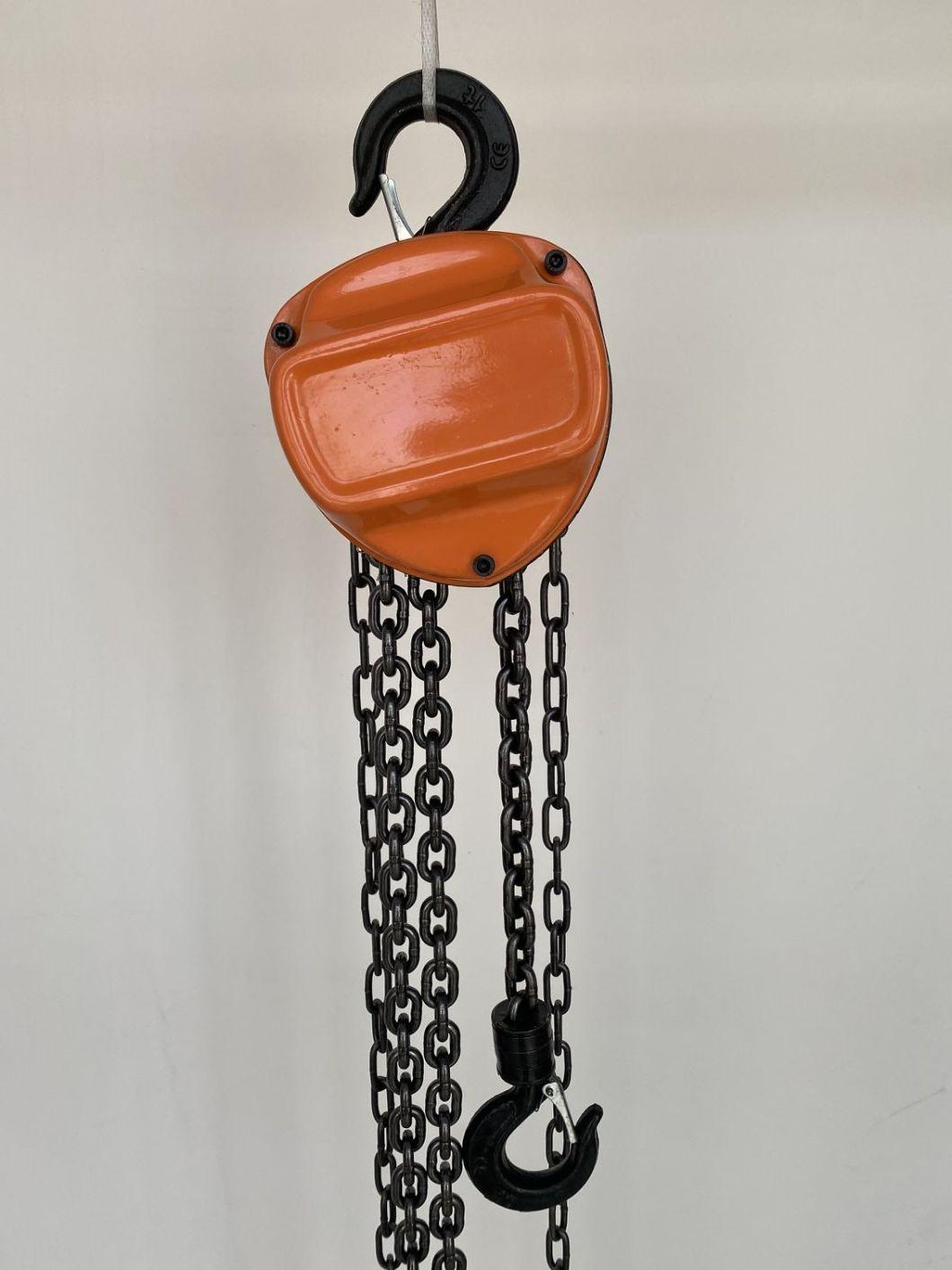 2 Tons Manual Chain Pulley Block Lifting Hoist Manual Chain Pulley Block Hoist Mini Hand Pulling Chain Hoist with Hook Manual Chain Block Hoist with Hook