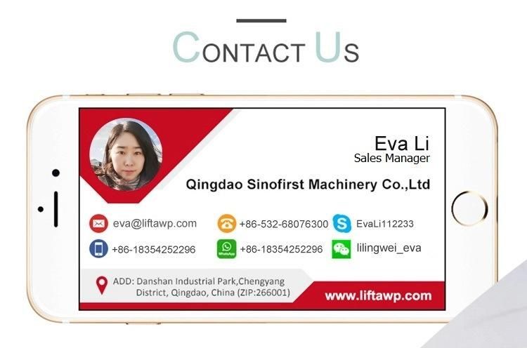 Mini Crane Lift 500kg 1000kg Goods Crane for Sale