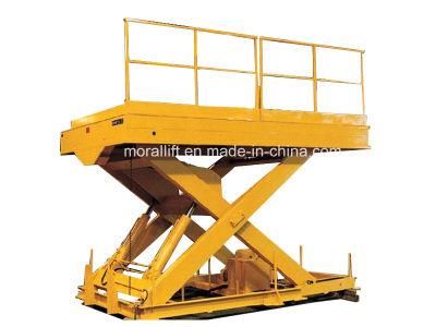 Hydraulic stationary heavy duty scissor lift platform