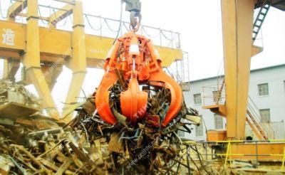 Motor Hydraulic Two Shell Grab for Handling Bulk Cargo with CE Certificate