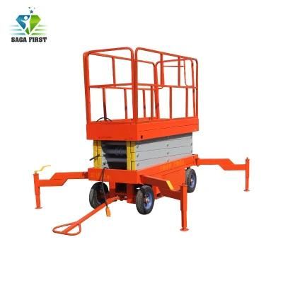 500kg 12m Hydraulic Manual Moving Electric Scissor Lift