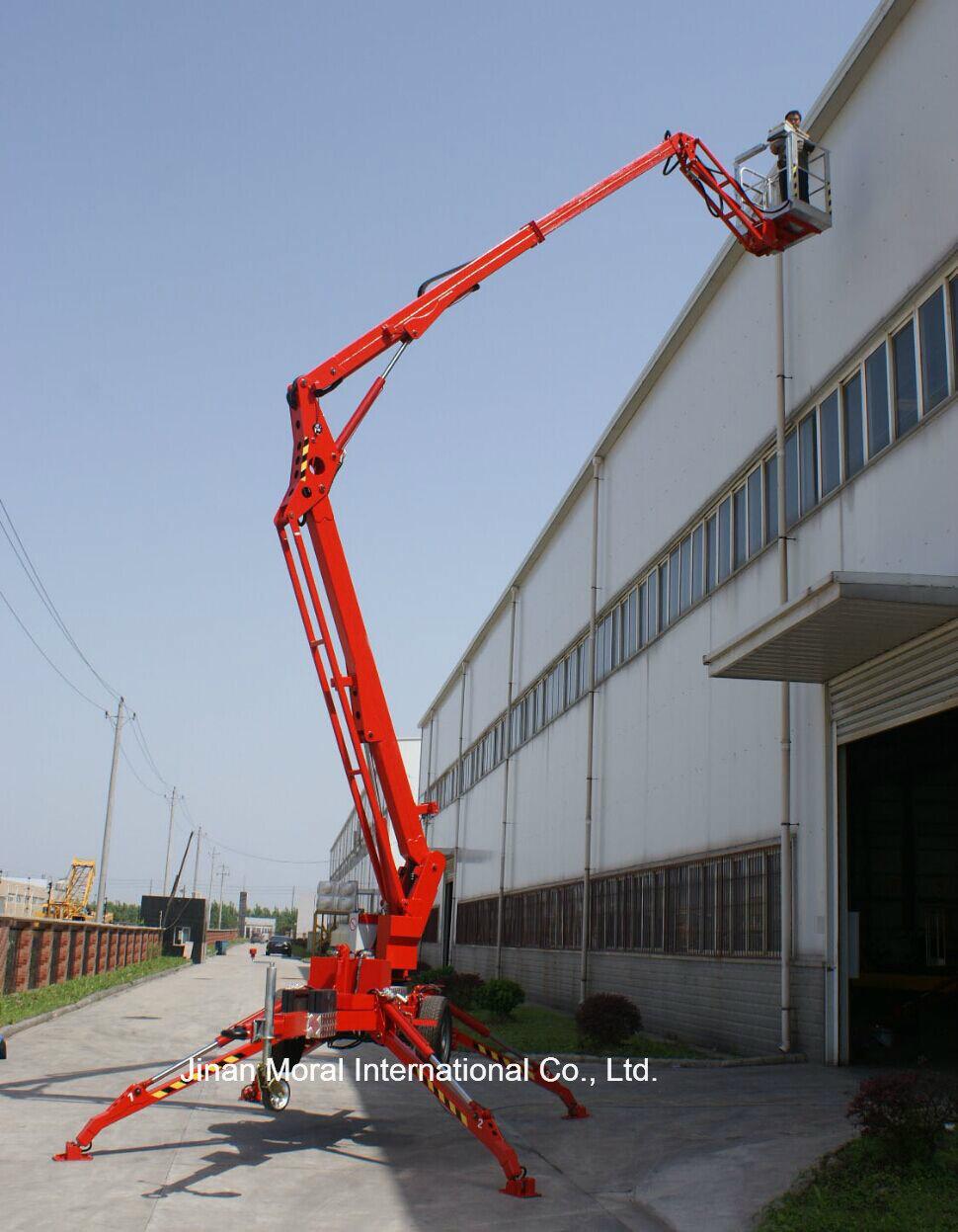 Aerial Hydraulic Towable Trailed Telescoping Boom Lift for Sale