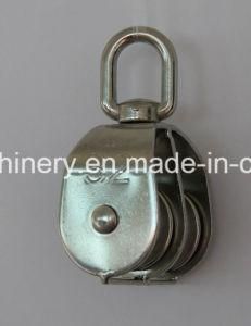 Stainless Steel Double Sheave Mini Pulley Block