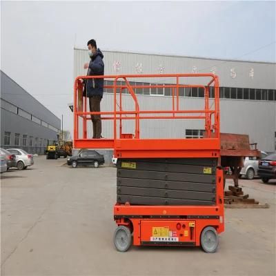 Shanding 6-14m Scissor Lift Platform Scissor Lifting Mobile Lift Platform