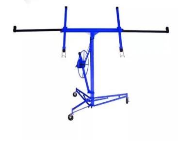 150lbs 68kgs Drywall Plasterboard Crane Hoisting Machine Board Lifting Tool 11&prime; Hand Lifter Hoist Drywall Panel Lift