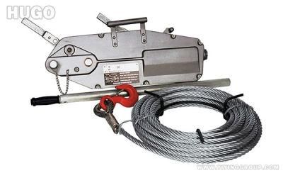 Portable 1.6 Ton Grip Puller Lever Hoist with Cable Aluminium Alloy Wire Rope Lever Block