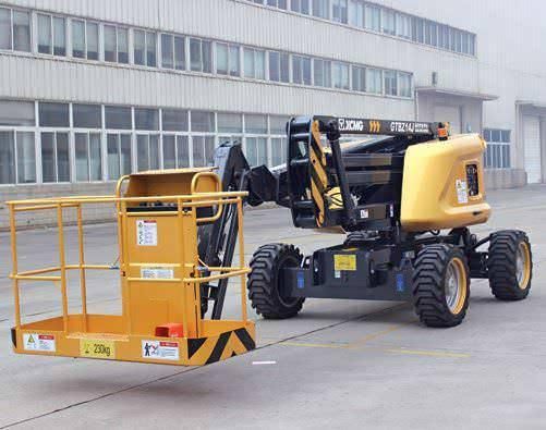 Oriemac Official Mobile Telescopic Boom Lift Xgs28K 28m Aerial Working Platform Price