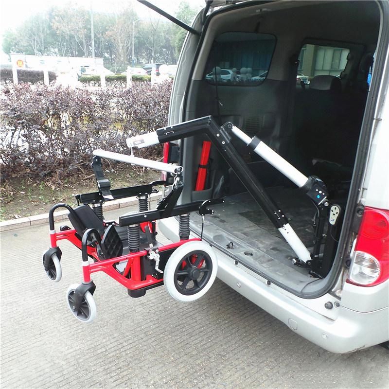 Wheelchair Hoist Installed in Car Trunk