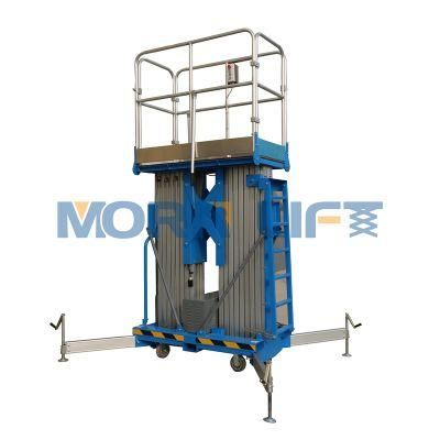 Electric Mobile Aluminum Alloy Man Lift Used for Aerial Maintenance