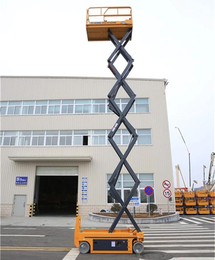 XCMG Official Xg1212HD 12m Hydraulic Small Scissor Lift with CE