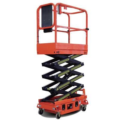Ce ISO Factory Supply Electric Scissor Lifts Self Moving Aerial Work Platform/ Mobile Hydraulic Lift for Rent