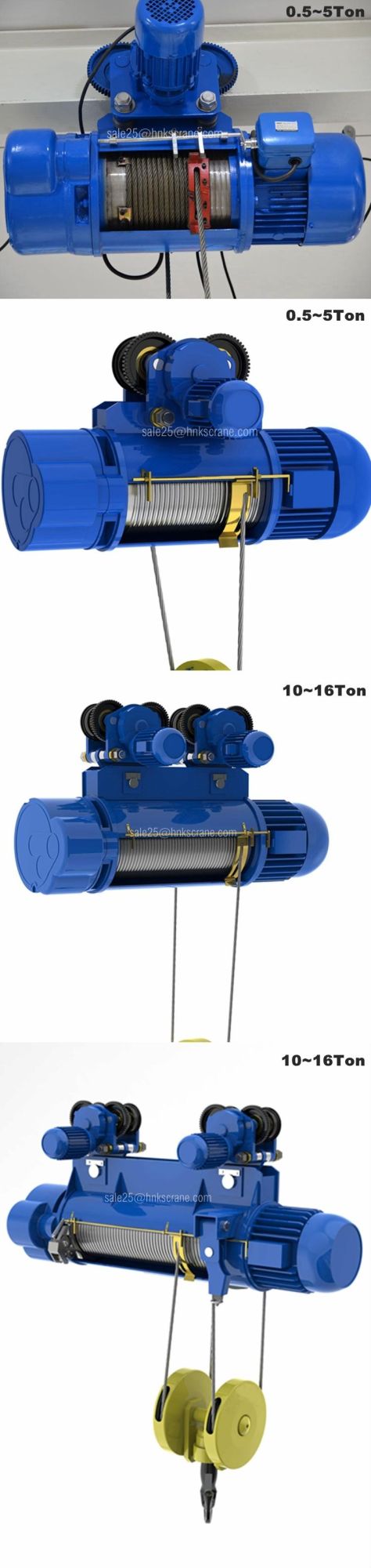 2t Remote Control Wire Rope Electric Hoist