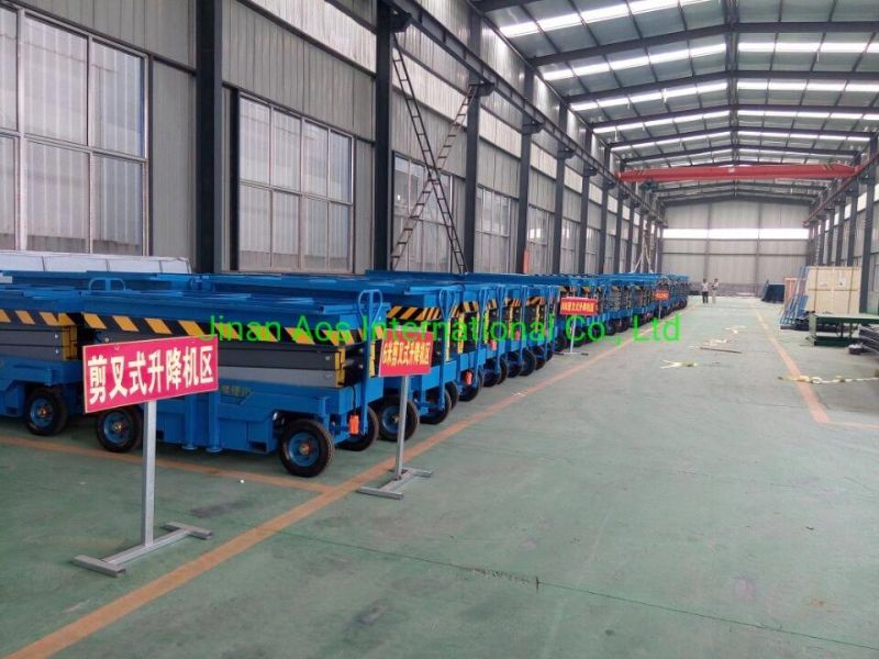 4-12 Meters Height Hydraulic Self-Propelled Scissor Lift Table