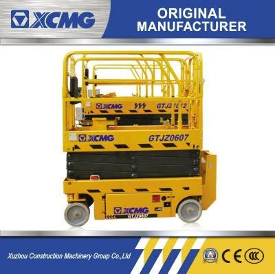 XCMG Lifting Equipment 8m Gtjz0607 Self Propelled Scissor Lift Aerial Work Platform Hot Sale