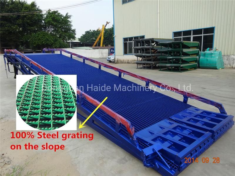 High Quality Mobile Yard Ramp for Container Loading and Unloading