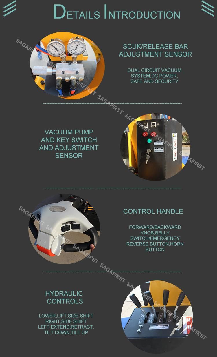 Drivable Electric Lifting Vacuum Lifter Robot for Installing Glass Window