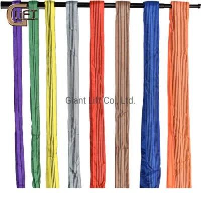 1-60t Heavy Duty Round Sling Load Sling with Polyester Fibre Core (R7-04)