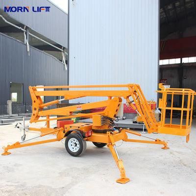 8 M Articulated Morn Cherry Picker 14m Towable Boom Lift