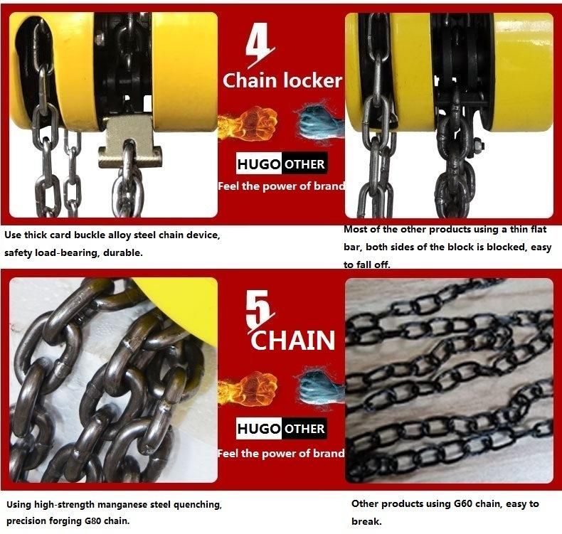 Wholesale Hsz Chain Hoist 2t 2.5m