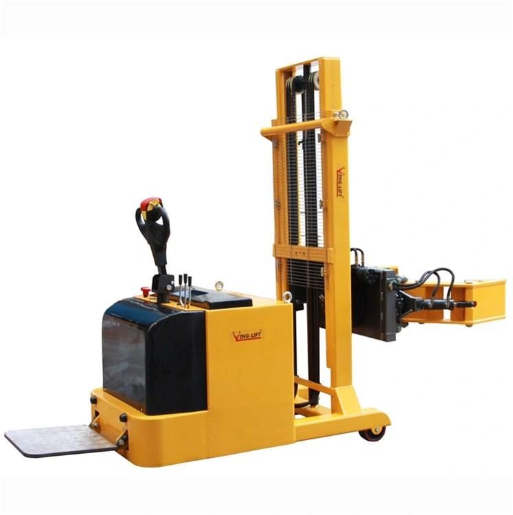 800kg Full Automatic Hydraulic Electric Oil Drum Lifter Ergonomic Power Lift and Drive Drum Stacker