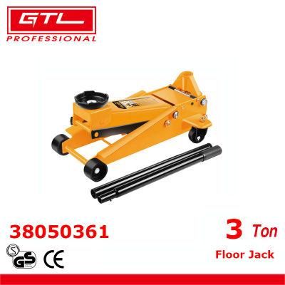 Heavy Duty Floor Lifting Jack 3ton 500mm Max Lifting Height Hydraulic Jack with Wheels in Orange (38050361)