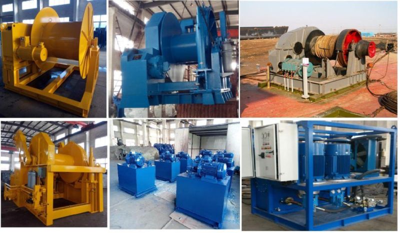 Steel Material Marine Deck Winches Mooring Fixed Type Hydraulic Anchor Winch