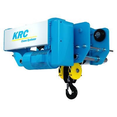 Low Headroom Single Gider Overhead Bridge Crane European Style 5ton Electric Wire Rope Cable Hoist