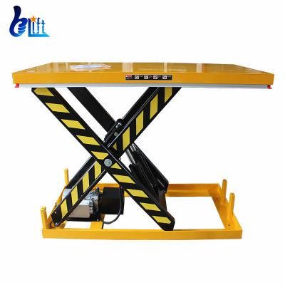 V Hydraulic Lifts Machine Electric Stationary Scissor Lift Tables