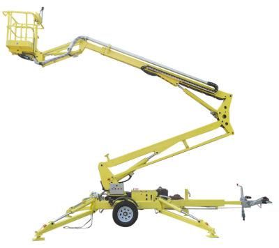 10-20 M Plk Diesel Towable Boom Lifter Sky Boom Lift