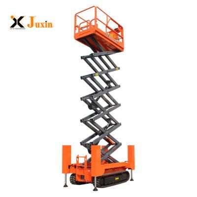 High Quality Mobile Electrical Scissor Lift Crawler Lifting Platform for Rental