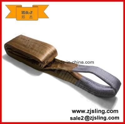 Polyester Eye&Eye Brown Flat Webbing Sling for Lifting 6 Ton (1t~30t)