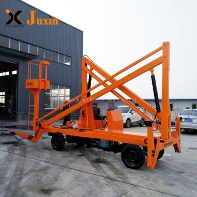 4-16m 200kg China Hot Sale Low Price Articulating Mobile Hydraulic Boom Lift with Ce ISO Certification
