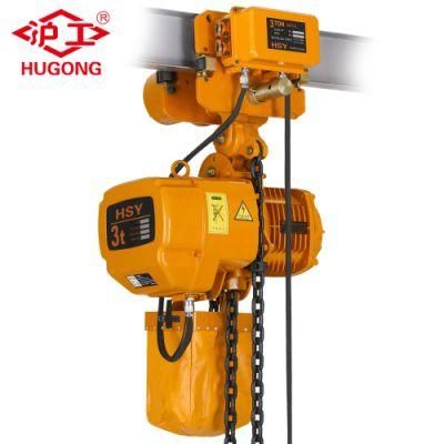 Wholesale Portable 3m 1 Ton Electric Chain Hoist with 110V