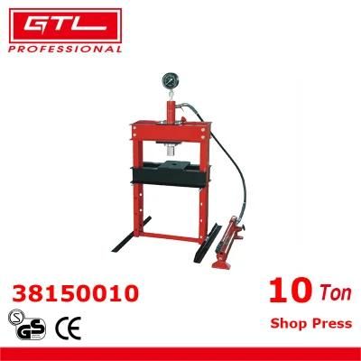 10ton Workshop Garage Standing Manual Hydraulic Shop Press for Auto Truck Car Repairing Hydraulic Tool (38150010)
