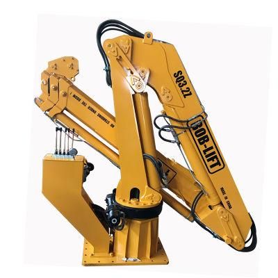 Hydraulic Manual Fixed Boom Marine Crane Lift Crane