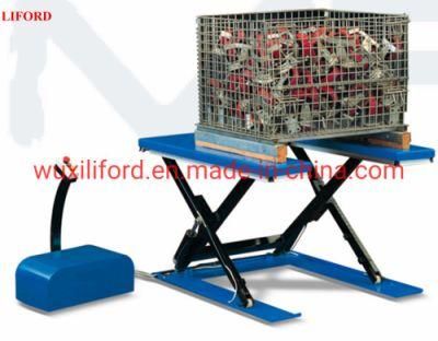 Hu1000 Platform Stainless Steel Scissor Lift Table U Shape Lift Table