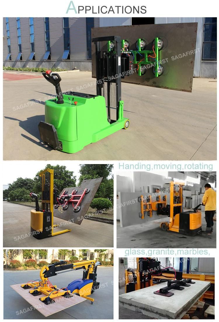 Drivable Electric Lifting Vacuum Lifter Robot for Installing Glass Window