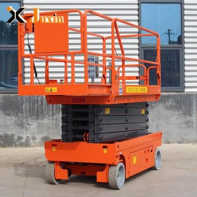Electric Control 6-14m 320kg 450kg Automatic Hydraulic Self Propelled Scissor Lift Elevator with Low Cost