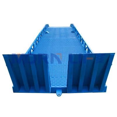 Manufacture CE, ISO Moving Morn China Hydraulic Container Loading Ramp Mobile Yard Ramps
