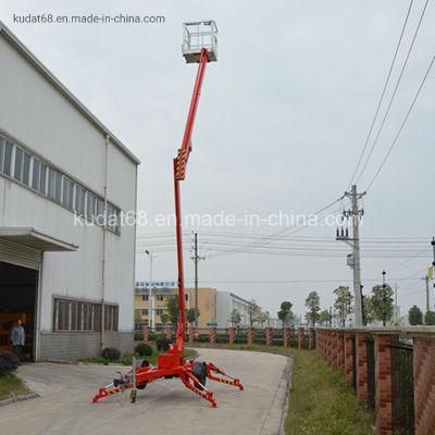 16m Trailer-Mounted Articulating Boom Lift, Diesel or Electric Boom Lift