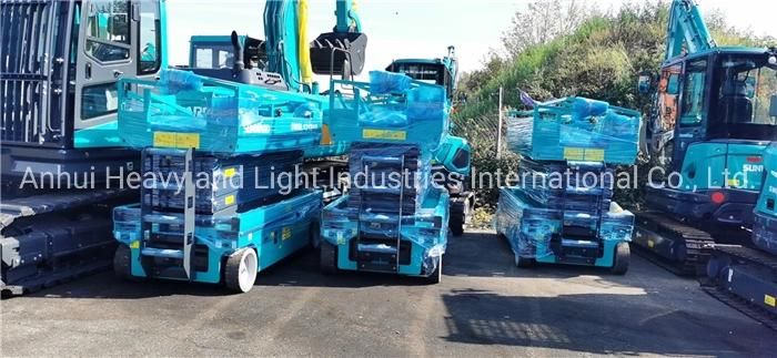 Sunward Self Propelled 8m Hydraulic Mobile Scissor Lift Table Swsl0807HD